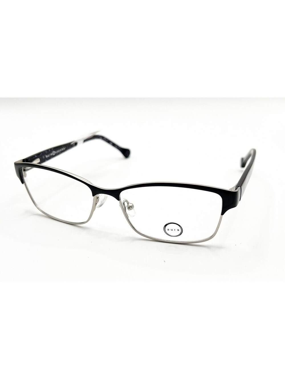 Aura Eyewear Gardenia Blk Black Authentic Eyeglasses 54-15-140